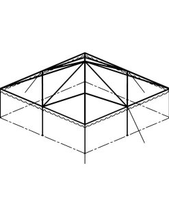 Clear Top Canopy Tent, 30' X 30'