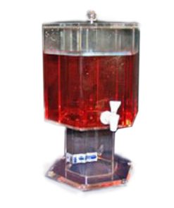 Acrylic Beverage Dispenser, 5 Gallon