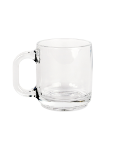 Clear Glass, 10oz Coffee Mug