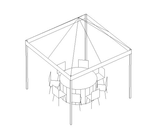 White Pop-Up Canopy, 10'X10'