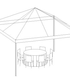 Frame Tent, 15'X15' White