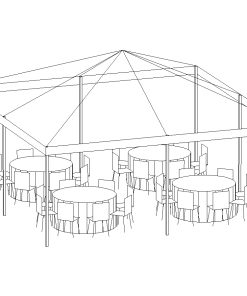 Frame Tent, 20'X20' White
