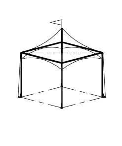 Festival Tent, 10'X10' White