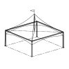 Festival Tent, 20'X20' White