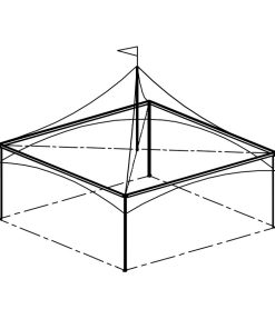 Festival Tent, 20'X20' White