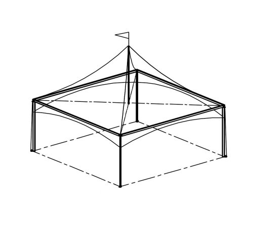 Festival Tent, 20'X20' White