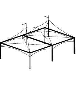 Festival Tent, 20'X30' White