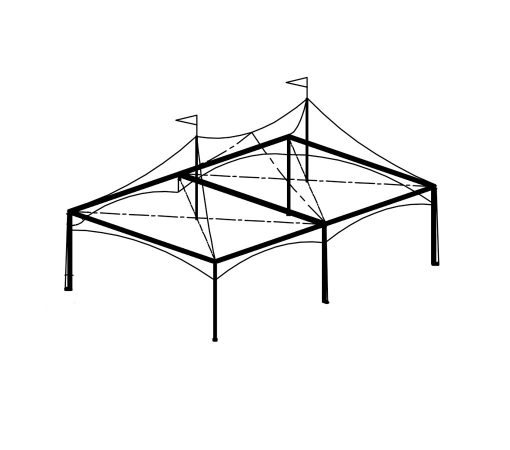 Festival Tent, 20'X30' White