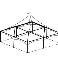 Festival Tent, 30'X30' White