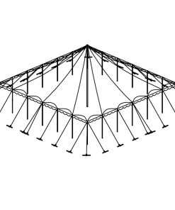 Push Pole Tent, 50'X50' White