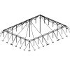 Push Pole Tent, 50'X70' White