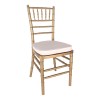 Chair, Gold Chiavari with Cushion