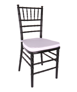 Chair, Black Chiavari with Cushion