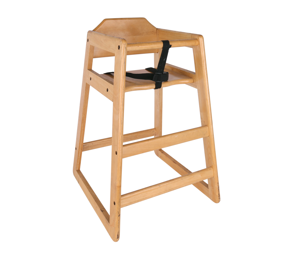 Chair, Children’s Wooden Highchair Allie's Party Equipment Rentals