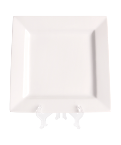 White Square, Dinner Plate 10”