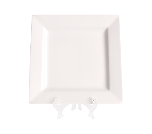 White Square, Dinner Plate 10”