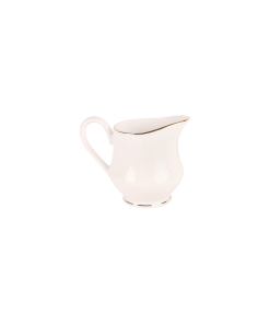 White with Gold Border, Creamer