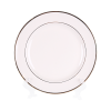 Ivory with Gold Border, 10" Dinner Plate