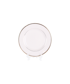 Ivory with Gold Border, 6" Bread & Butter Plate