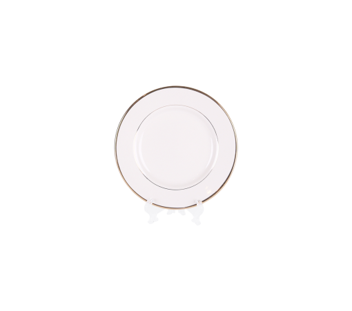 Ivory with Gold Border, 6" Bread & Butter Plate