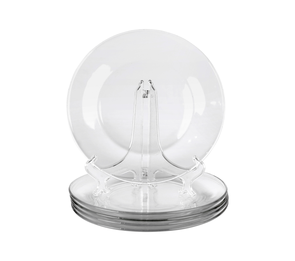 Clear Glass, 10″ Dinner Plate Allie's Party Equipment Rentals