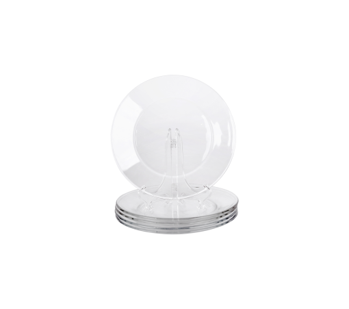 Clear Glass, 8" Salad Plate