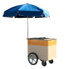 Ice Cream Cart with Umbrella