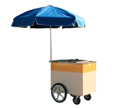 Ice Cream Cart with Umbrella