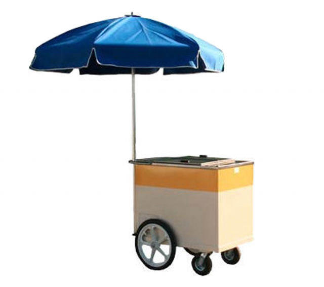 Ice Cream Cart with Umbrella – Allie’s Party Equipment Rentals