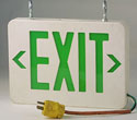 Lighted Exit Sign