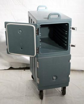Double Transport Box with Wheels, Insulated