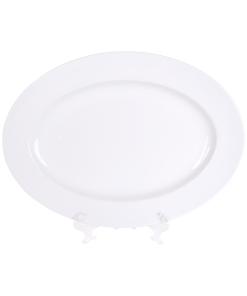 White China, 13" X 18" Platter