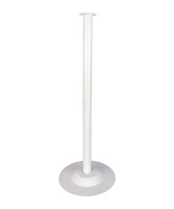 White Metal Post Stanchion