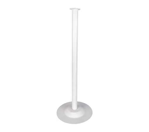 White Metal Post Stanchion