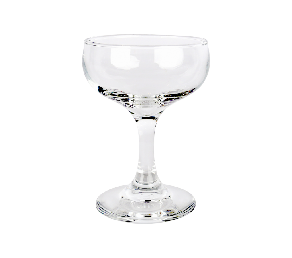 5.5oz Champagne Saucer Allie's Party Equipment Rentals