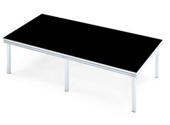 4'x8' Black Top Stage (24" or 32" legs)