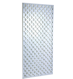 4'x8' White Lattice Panels