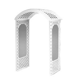 White Deluxe Lattice Arch