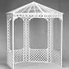 80" Round White Gazebo